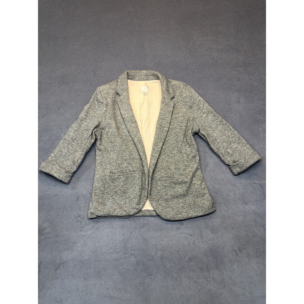 Lauren Conrad Blazer Heather Grey 3/4 Sleeves Size 8
